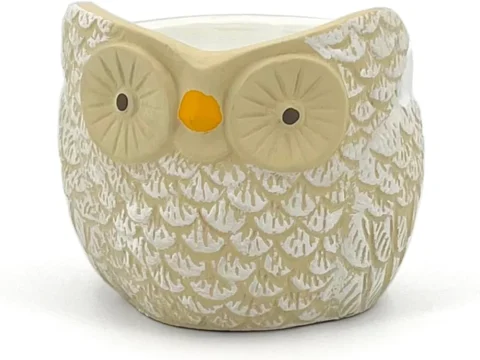 Cache-pot en terre cuite décoré à la main, 12 cm