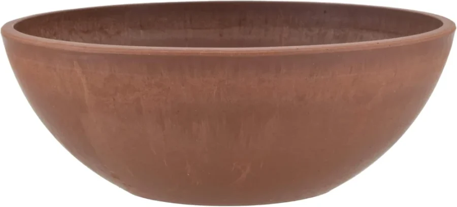 Coupe basse en composite effet terre cuite, 30,5 cm