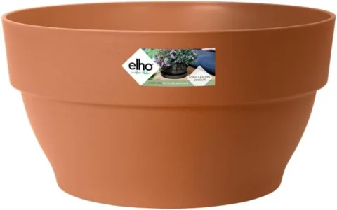 Coupe pot de fleurs effet terre cuite, 27 cm, Elho