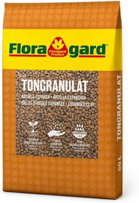 Granulés d’argile expansée 50 L, substrat hydroponique