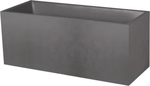 Jardinière Basalt décor béton ciré 99,5 x 39,5 cm