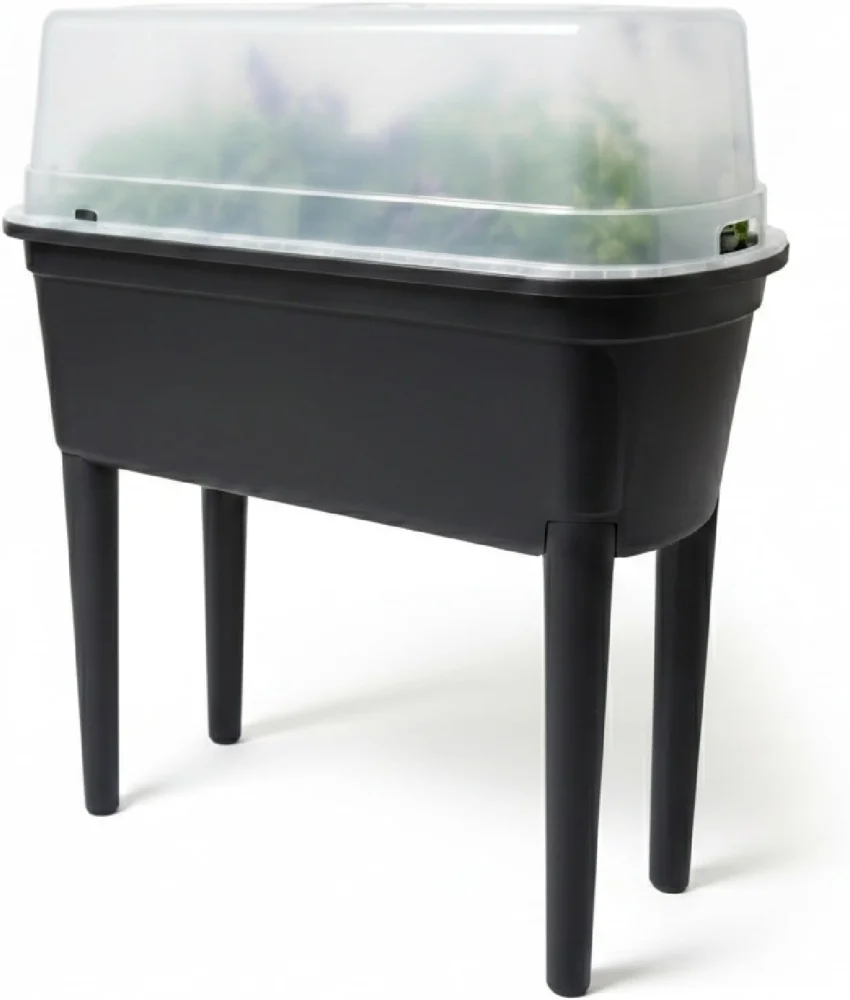 Jardinière surélevée avec couvercle amovible, 78 cm