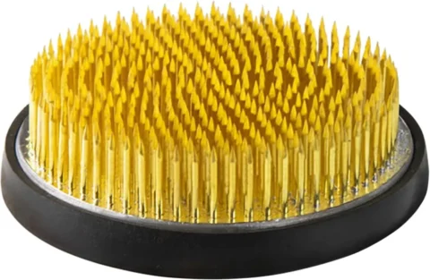 Kenzan ikebana rond 8 cm, aiguilles en cuivre