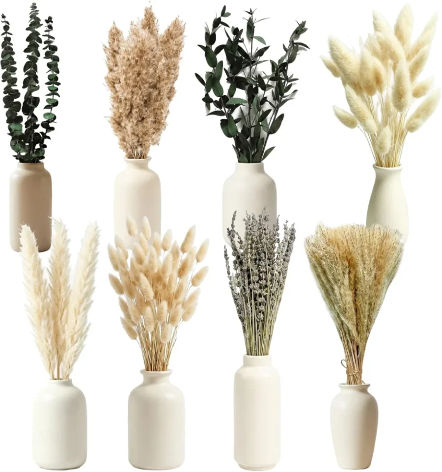 Lot de 100 fleurs séchées multicolores, déco DIY
