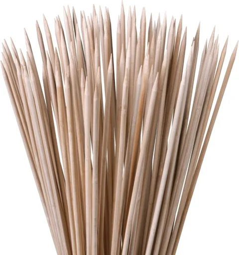 Lot de 100 tuteurs en bambou naturel 90 cm
