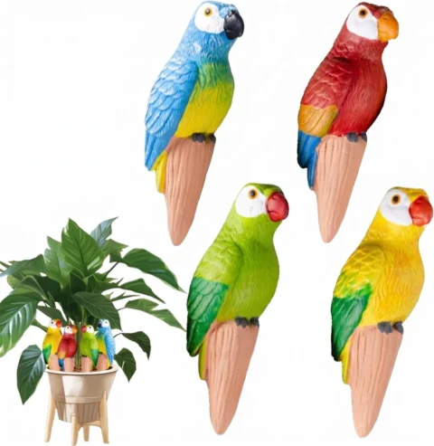 Lot de 4 oyas en terre cuite, forme décorative