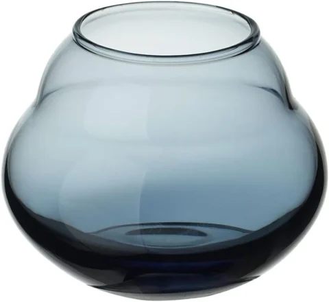 Petit vase Jolie en cristal bleu, 9,4 cm de haut