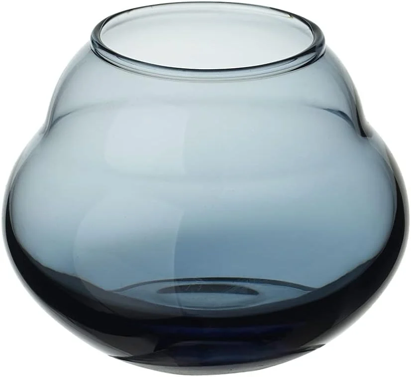 Petit vase Jolie en cristal bleu, 9,4 cm de haut