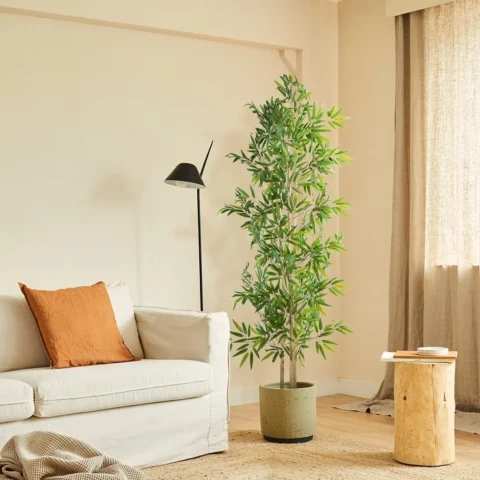 Plante artificielle bambou minimal 150 cm, étanche
