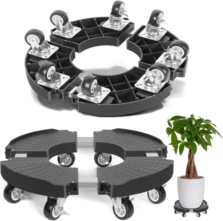 Porte-plante à roulettes réglable jusqu’à 200 kg