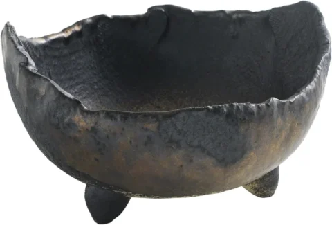Pot à bonsaï japonais Wazakura, céramique noir et marron