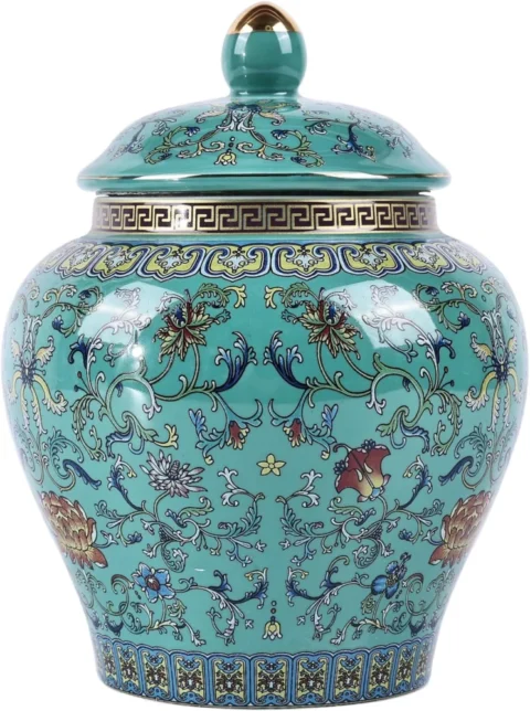 Pot à gingembre en céramique avec couvercle, 1,1 L