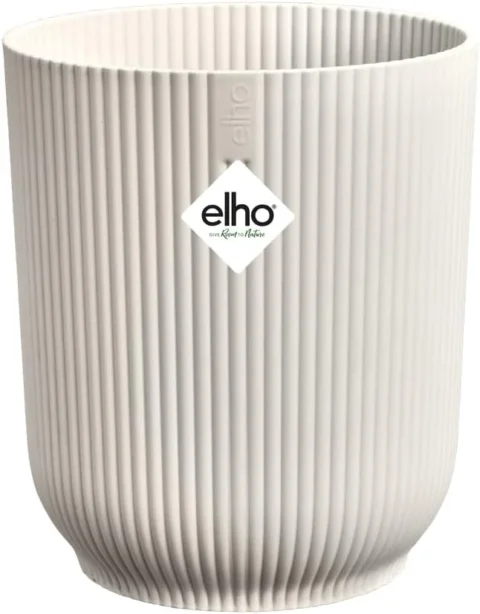 Pot à orchidée blanc lin, 12,5 cm, Elho