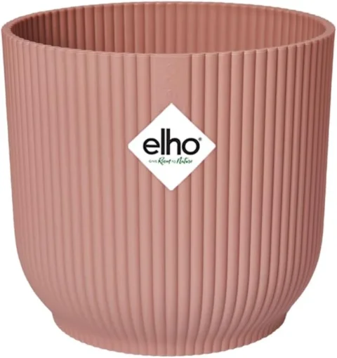 Pot de fleurs Elho Vibes Fold rose poudré, 18 cm