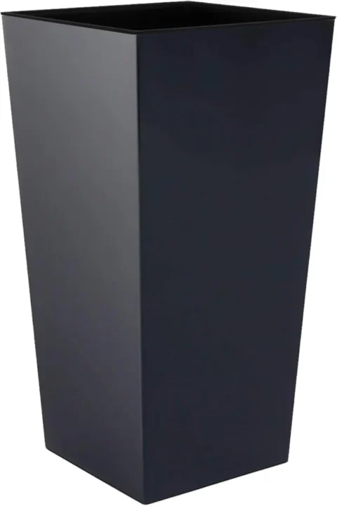 Pot de fleurs haut avec doublure intérieure, 27 cm