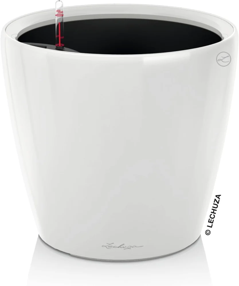 Pot de fleurs Lechuza Premium Classico blanc, 21 cm