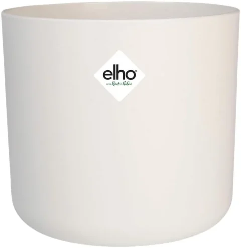 Pot de fleurs rond Elho B.for Soft blanc, 22 cm