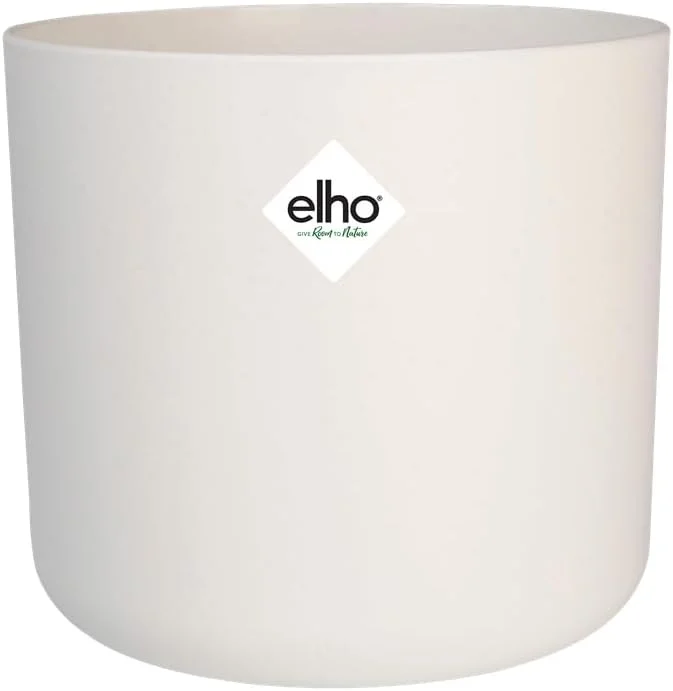 Pot de fleurs rond Elho B.for Soft blanc, 22 cm