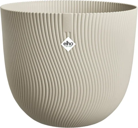 Pot de fleurs rond Elho Sereh beige, 59 cm