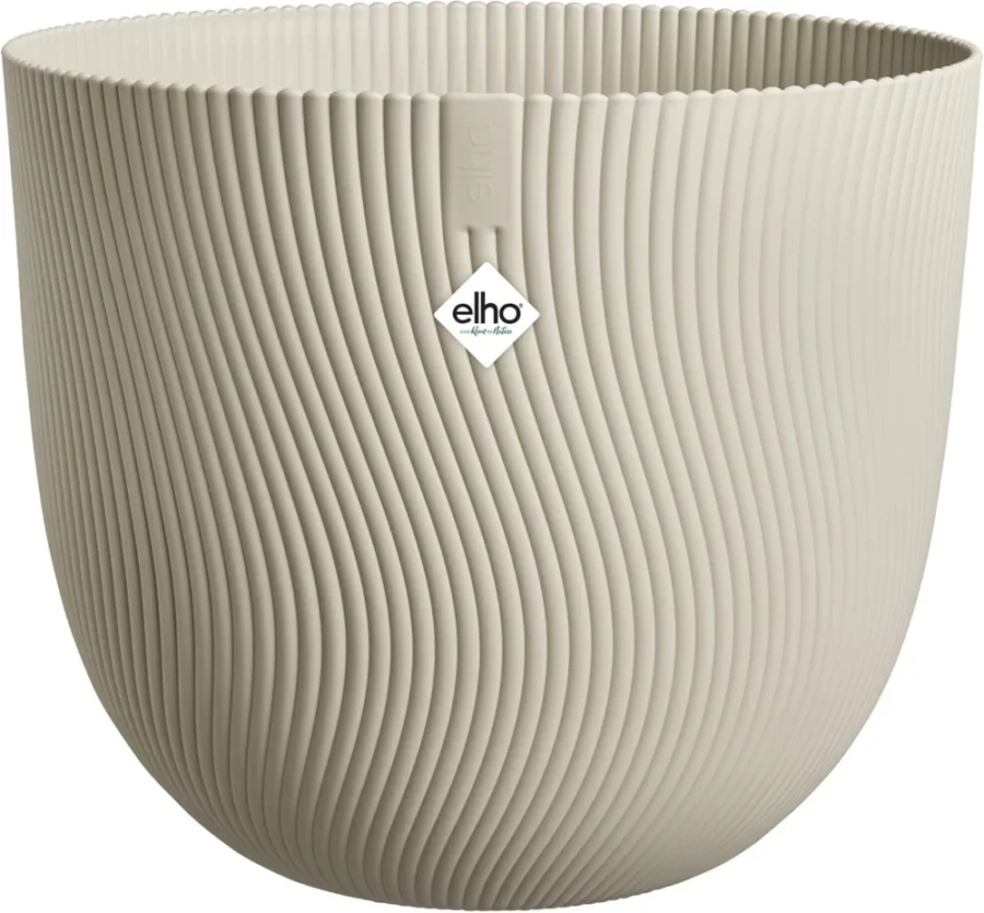 Pot de fleurs rond Elho Sereh beige, 59 cm