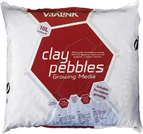 Sac de billes d’argile VitaLink 10 L au pH stable