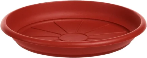 Soucoupe pour pot de fleurs effet terre cuite, 66 cm