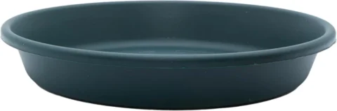 Soucoupe pour pot de fleurs verte, 15,2 cm