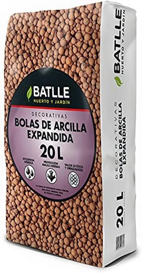 Substrat en billes d’argile 20 L fabriqué en Espagne