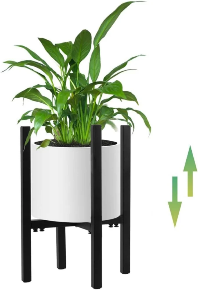 Support à plantes en métal réglable 24 à 35 cm
