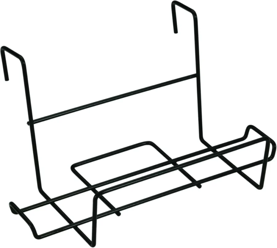 Support de jardinière en acier noir pour balcon