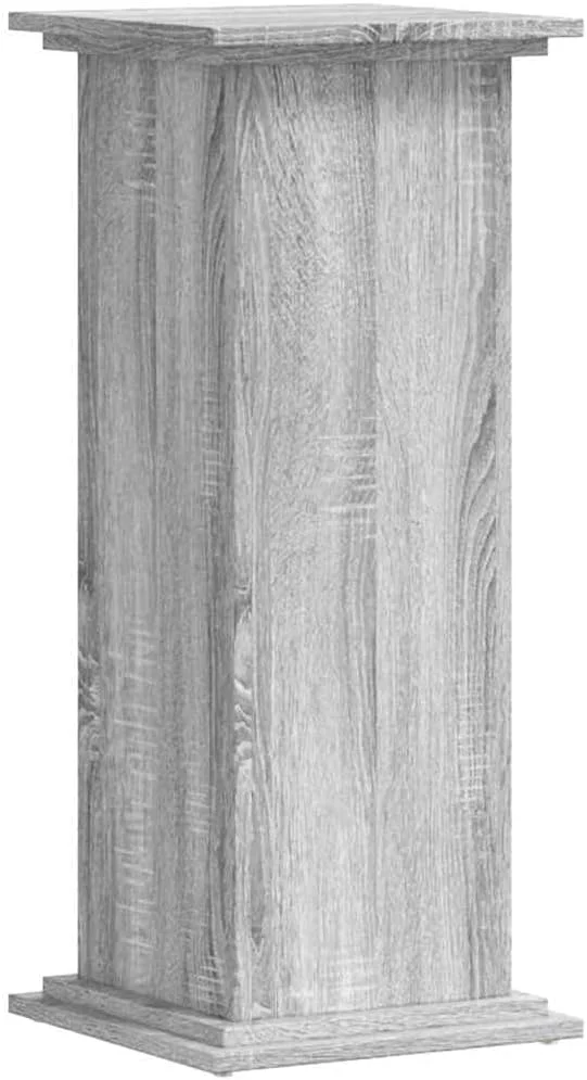 Support de plante colonne en bois gris Sonoma, 80 cm