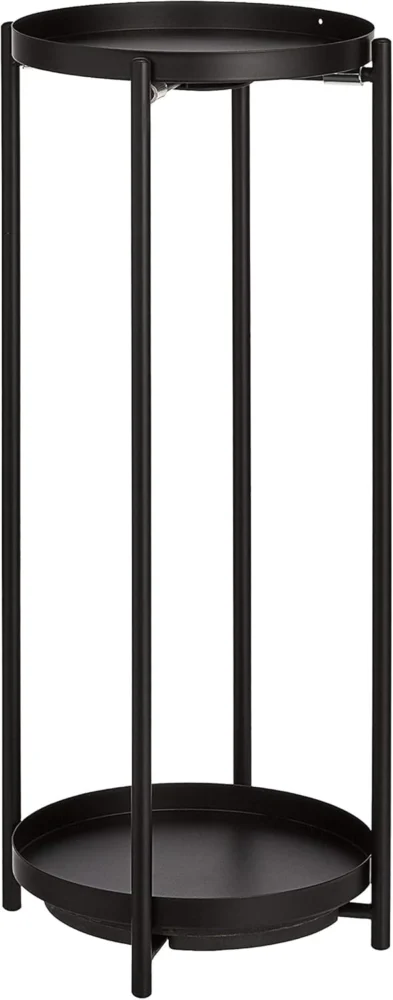 Support pour pot de fleurs Amazon Basics rond noir