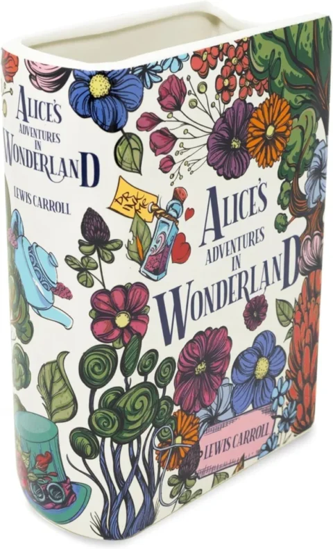 Vase livre en céramique Alice au Pays des Merveilles