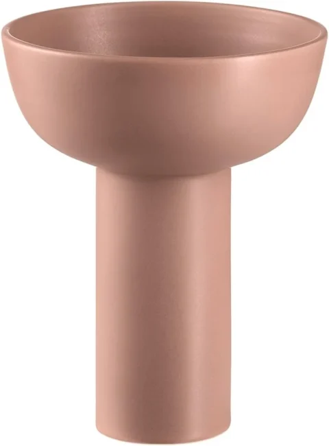 Vase Miyabi en grès beige clair, signé Blomus